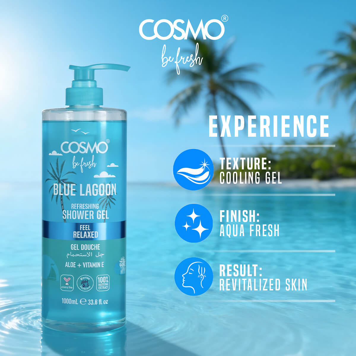 Be Fresh Body Shower Gel Blue Lagoon