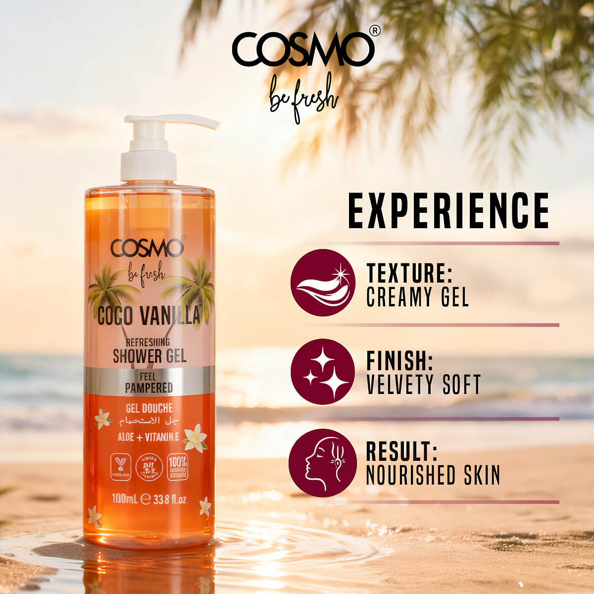 Be Fresh Coco Vanilla Shower Gel