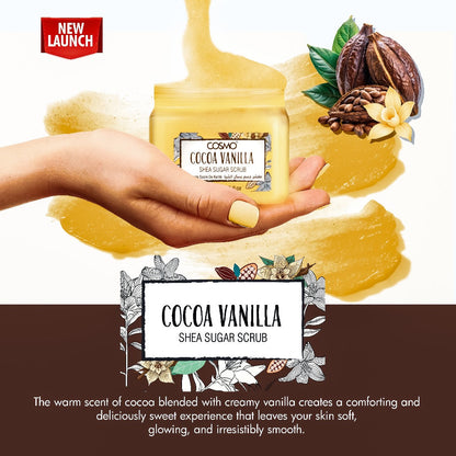 Cocoa Vanilla Shea Sugar Scrub