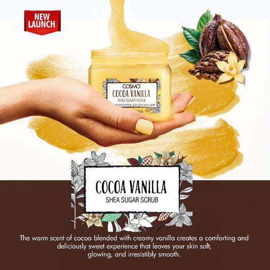 Cocoa Vanilla Shea Sugar Scrub